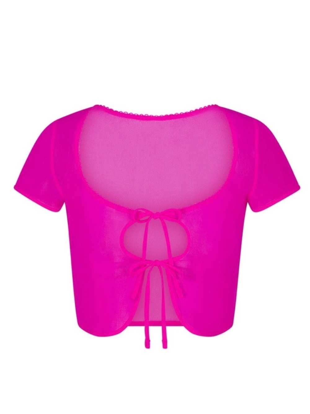 Skims Summer Mesh Super Cropped Top Medium